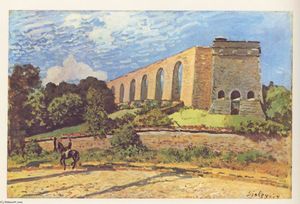 Alfred Sisley - The Aqueduct at Marly
