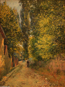 Alfred Sisley - Near Louveciennes