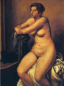 André Derain - The nude female near the cat