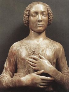 Andrea Del Verrocchio - Portrait of a Woman