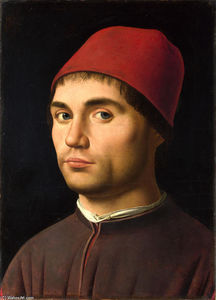 Antonello Di Giovanni Di Antonio (Antonello Da Messina) - Portrait of a Man (9)