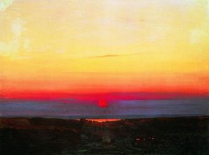 Arkhip Ivanovich Kuinji - Sunset in the steppes by the sea