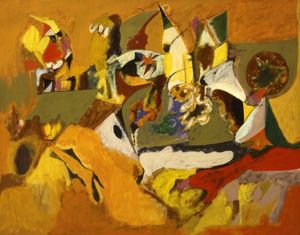 Arshile Gorky - Golden Brown Painting