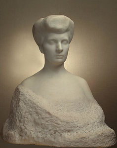 François Auguste René Rodin - Portrait of Varvara Yeliseyeva