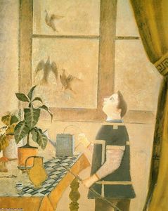 Balthus (Balthasar Klossowski) - The Child with Pigeons
