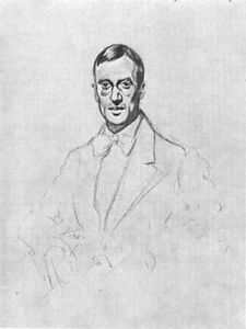 Boris Mikhaylovich Kustodiev - Portrait of Vsevolod Voinov