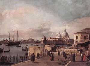 Giovanni Antonio Canal (Canaletto) - Entrance to the Grand Canal: from the West End of the Molo