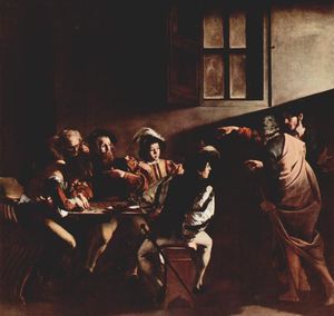 Caravaggio (Michelangelo Merisi) - Calling of Saint Matthew