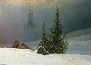 Caspar David Friedrich - Winter landscape