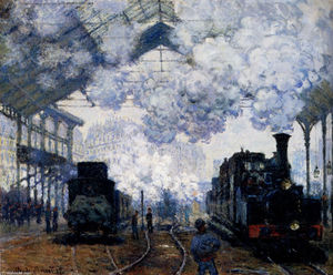 Claude Monet - Saint-Lazare Station, Exterior
