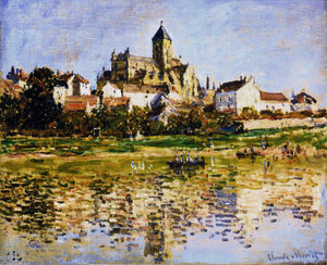 Claude Monet - Vetheuil, The Church