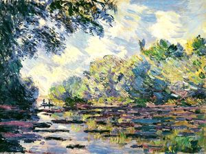 Claude Monet - Section of the Seine, near Giverny
