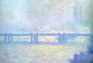 Claude Monet - Charing Cross Bridge, Overcast Weather