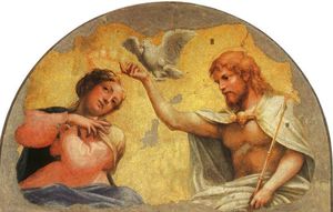 Antonio Allegri Da Correggio - Coronation of the Virgin