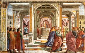 Domenico Ghirlandaio - Expulsion of Joachim
