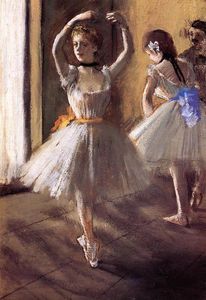 Edgar Degas - Two Dancers in the Studio (Dance School)