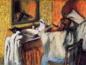 Edgar Degas - Woman at Her Toilette