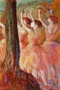 Edgar Degas - Pink Dancers