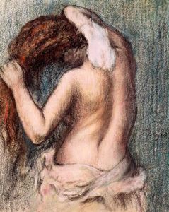Edgar Degas - Woman Drying Herself