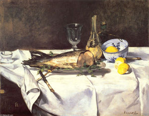 Edouard Manet - The salmon