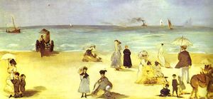 Edouard Manet - Beach at Boulogne