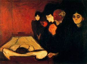 Edvard Munch - By the Deathbed (Fever)