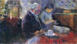Edvard Munch - At the Coffee Table