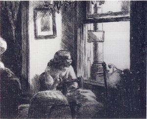 Edward Hopper - East Side Interior