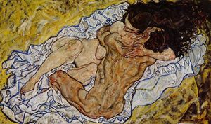 Egon Schiele - The Embrace