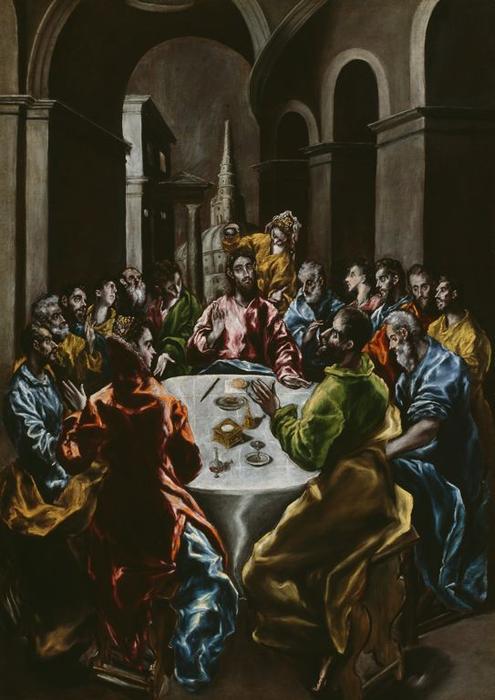  Artwork Replica Feast in the House of Simon, 1610 by El Greco (Doménikos Theotokopoulos) (1541-1614, Greece) | ArtsDot.com
