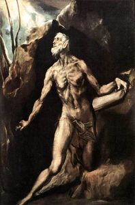 El Greco (Doménikos Theotokopoulos) - St. Jerome Penitent