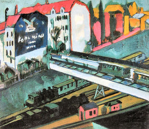 Ernst Ludwig Kirchner - Tram and Rail