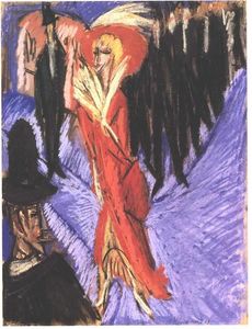 Ernst Ludwig Kirchner - Red Cocotte