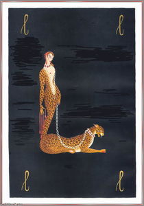 Erté (Romain De Tirtoff) - The Lady and the Panther
