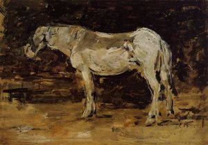 Eugène Louis Boudin - The White Horse