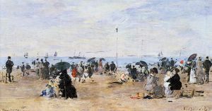 Eugène Louis Boudin - Beach Scene (11)