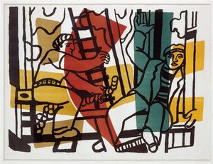 Fernand Leger - The Builders (outside color)
