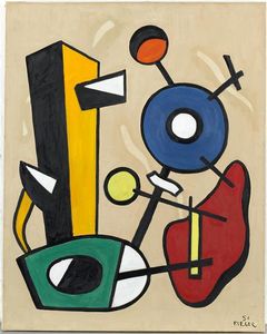 Fernand Leger - Forms in space