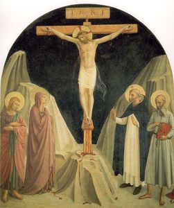 Fra Angelico - Crucified Christ with Saint John the Evangelist
