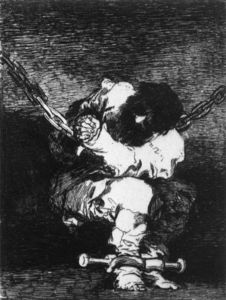 Francisco De Goya - The Captivity is as Barbarous as the Crime