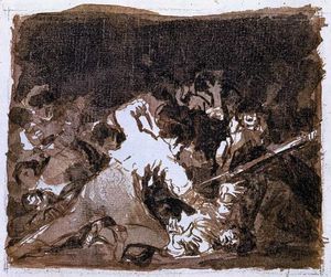 Francisco De Goya - War scene