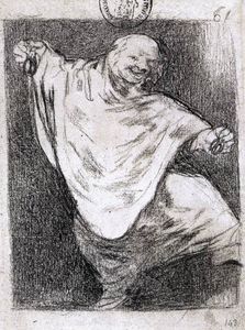 Francisco De Goya - Phantom Dancing with Castanets