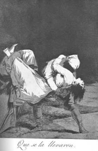 Francisco De Goya - They Carried her Off