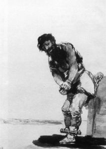 Francisco De Goya - Chained Prisoner