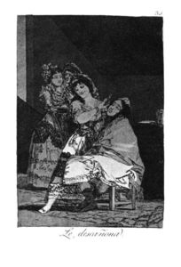 Francisco De Goya - She leaves him penniless