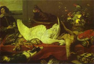Frans Snyders - Still Life of Game and Shellfish
