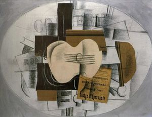 Georges Braque - Guitar --Program statue d-epouvante--
