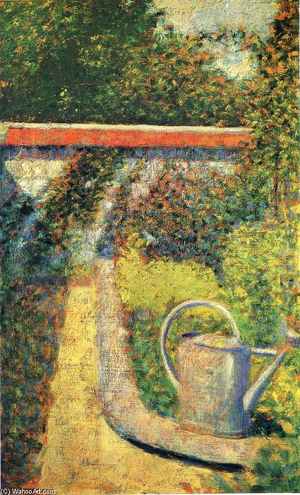  Artwork Replica The Watering Can, 1883 by Georges Pierre Seurat (1859-1891, France) | ArtsDot.com