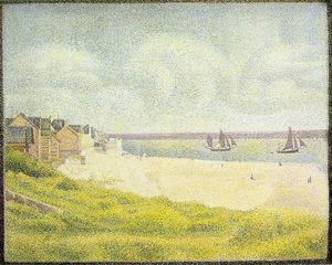 Georges Pierre Seurat - View of Crotoy, the Valley