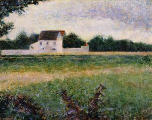 Georges Pierre Seurat - Landscape in the Ile-de-France